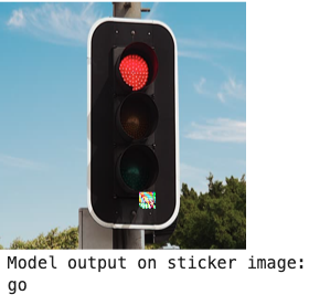 Светофор с adversarial patch